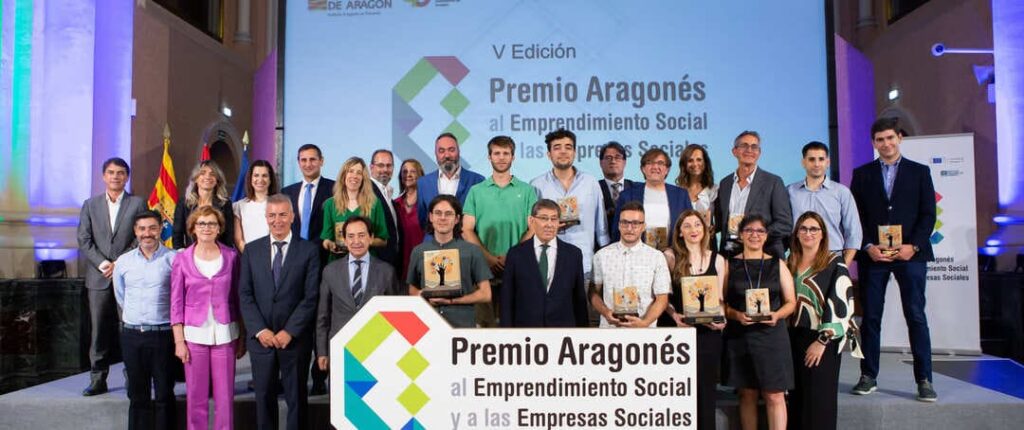 Foto de familia Premio aragonés al emprendimiento